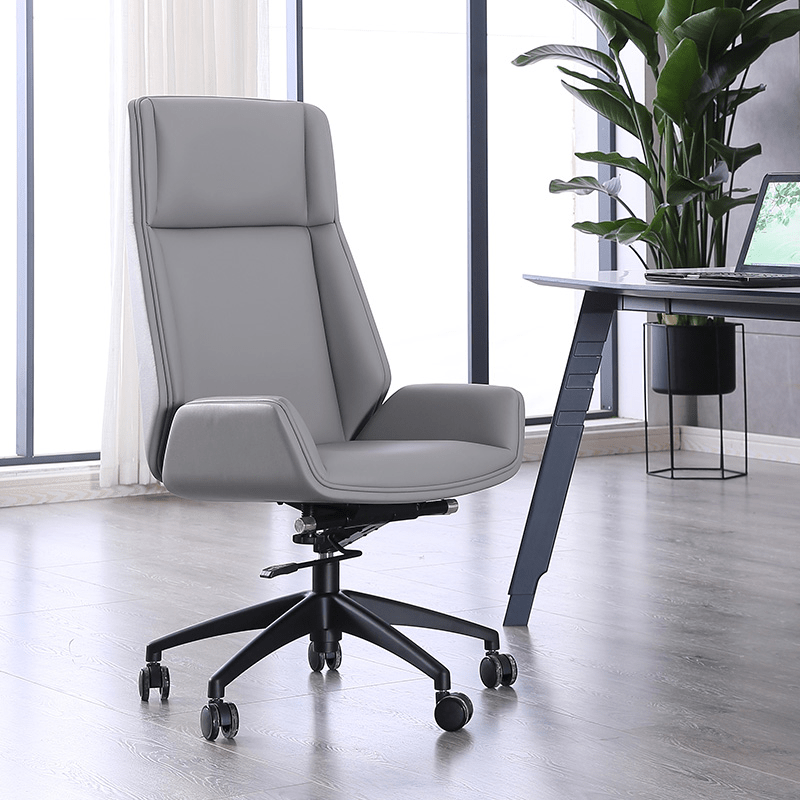 Executive Swivel Office Chair – High Backrest, Adjustable Height & 360 ...