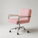 Modern Fabric Swivel Office Chair | Fixed Armrests, 360° Swivel, 150kg Rated - StoolTopia