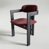 Modern FAS Ash Wood Dining Chair with Linen Upholstery – Black Frame Contemporary Design - StoolTopia