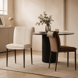 Modern Faux Leather Dining Chair - Stylish and Comfortable Seating Solution - StoolTopia