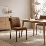 Modern Faux Leather Dining Chair - Stylish and Comfortable Seating Solution - StoolTopia