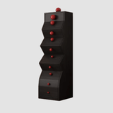 Modern Geometric Wooden Drawer Cabinet - StoolTopia