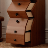 Modern Geometric Wooden Drawer Cabinet - StoolTopia