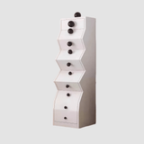 Modern Geometric Wooden Drawer Cabinet - StoolTopia