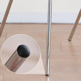 Modern Glossy Acrylic Armchair – Minimalist Dining & Café Chair with Chrome Frame - StoolTopia