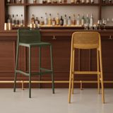 Modern Hollow - Back PP Bar Stool – Ergonomic High Chair with Breathable Raindrop Design, Multi - Colour Options for Bars, Cafés & Home Kitchen Islands - StoolTopia