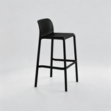 Modern Hollow-Back PP Bar Stool – Ergonomic High Chair with Breathable Raindrop Design, Multi-Colour Options for Bars, Cafés & Home Kitchen Islands - StoolTopia