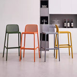 Modern Hollow-Back PP Bar Stool – Ergonomic High Chair with Breathable Raindrop Design, Multi-Colour Options for Bars, Cafés & Home Kitchen Islands - StoolTopia