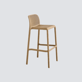 Modern Hollow - Back PP Bar Stool – Ergonomic High Chair with Breathable Raindrop Design, Multi - Colour Options for Bars, Cafés & Home Kitchen Islands - StoolTopia