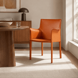 Modern Leather Armchair Dinning Chair - StoolTopia