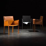 Modern Leather Armchair Dinning Chair - StoolTopia