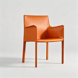Modern Leather Armchair Dinning Chair - StoolTopia