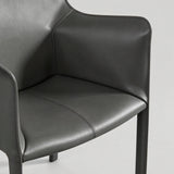 Modern Leather Armchair Dinning Chair - StoolTopia