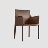 Modern Leather Armchair Dinning Chair - StoolTopia