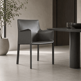 Modern Leather Armchair Dinning Chair - StoolTopia