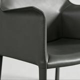 Modern Leather Armchair Dinning Chair - StoolTopia