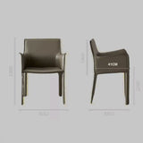 Modern Leather Armchair Dinning Chair - StoolTopia