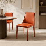 Modern Leather Dining Chair — Sleek & Elegant Design - StoolTopia