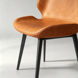 Modern Leather Dining Chair with Ergonomic Design - Perfect for Any Space - StoolTopia