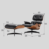 Modern Luxury Recliner Lounge Benwood Chair with Ottoman - StoolTopia