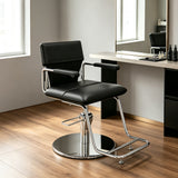 Modern Luxury Salon Chair – Adjustable Swivel Barber Chair - StoolTopia