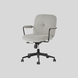 Modern Office Chair with Adjustable Height and Soft Fabric Upholstery - StoolTopia
