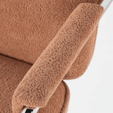 Modern Office Chair with Adjustable Height and Soft Fabric Upholstery - StoolTopia