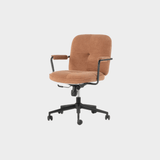 Modern Office Chair with Adjustable Height and Soft Fabric Upholstery - StoolTopia