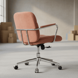 Modern Office Chair with Adjustable Height and Soft Fabric Upholstery - StoolTopia