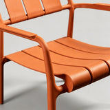 Modern Outdoor Lounge Armchair – All-Weather Stackable Patio Chair - StoolTopia