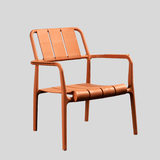 Modern Outdoor Lounge Armchair – All - Weather Stackable Patio Chair - StoolTopia