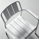 Modern Outdoor Lounge Armchair – All-Weather Stackable Patio Chair - StoolTopia