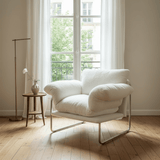 Modern Retro Lounge Armchair – Chrome Frame | StoolTopia - StoolTopia