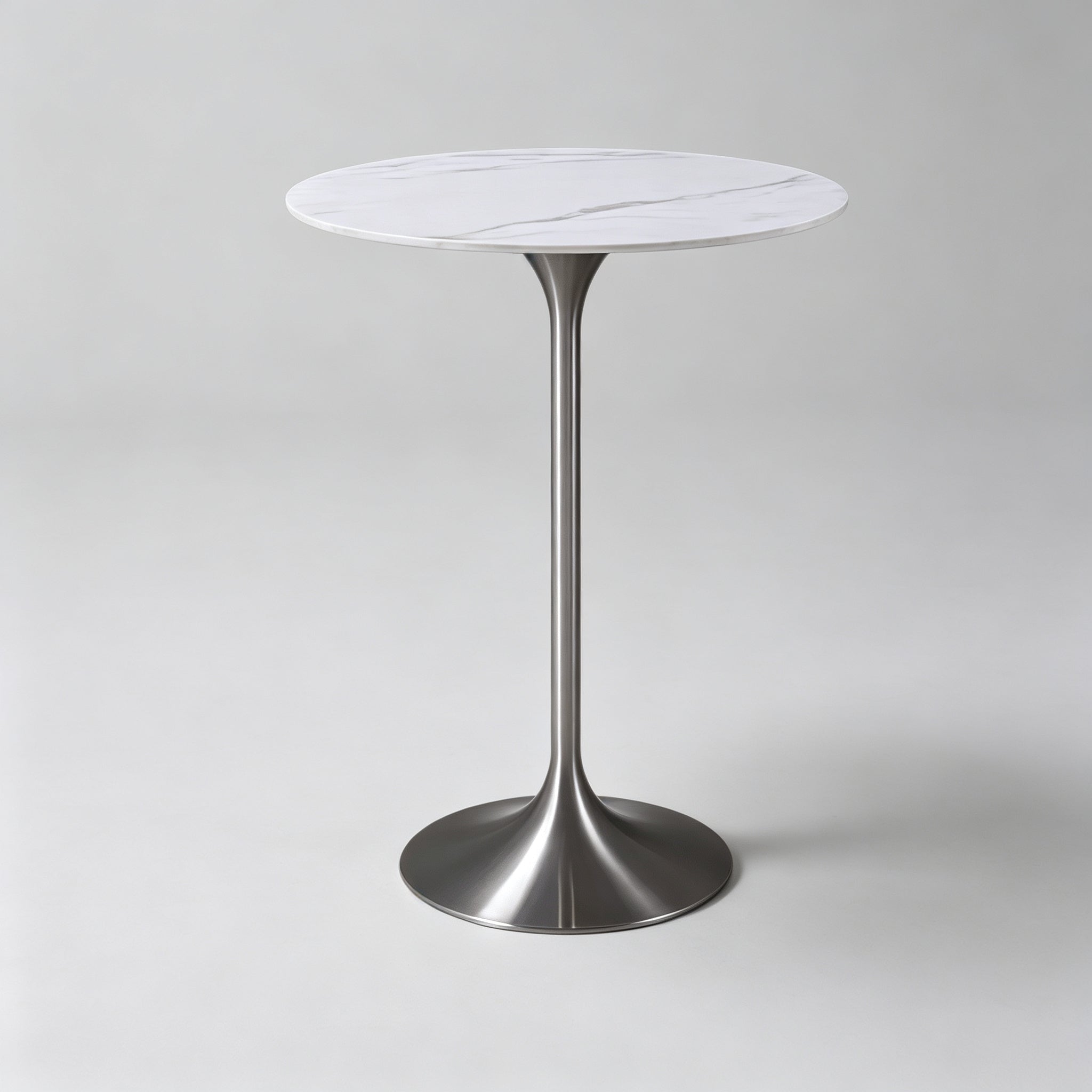 Round Table Base Only Round Bar Table with Metal Base - Custom Top Options – StoolTopia