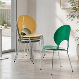 Modern Sculpted Accent Chair – Contemporary Curved Seat Design - StoolTopia