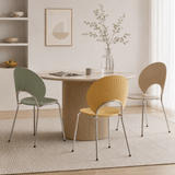 Modern Sculpted Accent Chair – Contemporary Curved Seat Design - StoolTopia