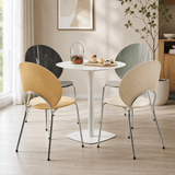 Modern Sculpted Accent Chair – Contemporary Curved Seat Design - StoolTopia