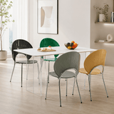 Modern Sculpted Accent Chair – Contemporary Curved Seat Design - StoolTopia