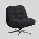 Modern Swivel Corduroy Accent Chair – Tufted Fabric Lounge Chair - StoolTopia