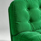 Modern Swivel Corduroy Accent Chair – Tufted Fabric Lounge Chair - StoolTopia
