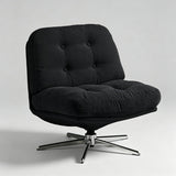 Modern Swivel Corduroy Accent Chair – Tufted Fabric Lounge Chair - StoolTopia