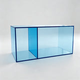 Modern Transparent Acrylic Storage Cube – Colorful Modular Display Shelf - StoolTopia