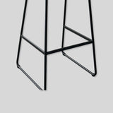 Modern Tufted Leather Bar Stool with Sleek Metal Frame for Stylish Interiors - StoolTopia