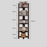 Multi - Tier Wooden Corner Shelf – Space - Saving Vertical Display Rack - StoolTopia
