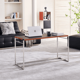 Multifunction Modern Minimalist Stainless Steel Frame Coffee & Work Table - StoolTopia