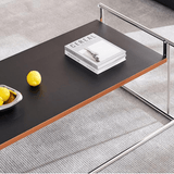 Multifunction Modern Minimalist Stainless Steel Frame Coffee & Work Table - StoolTopia