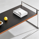 Multifunction Modern Minimalist Stainless Steel Frame Coffee & Work Table - StoolTopia