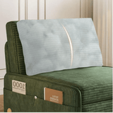 Multifunctional Foldable Corduroy Sofa Bed – Single to Double Pull - Out Design - StoolTopia