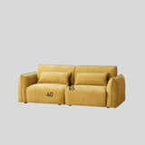 Nice Velvet Modular Sofa – Retro Bauhaus - Inspired Comfort - StoolTopia