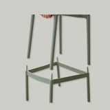 Nordic Bar Chair Family Backrest High Chair In The Ancient Style Rattan Woven Bar Chair Modern Simple Bar Chair - StoolTopia